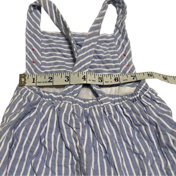Luli and Me striped crossback romper size 18 Mo. - Picture 11 of 11